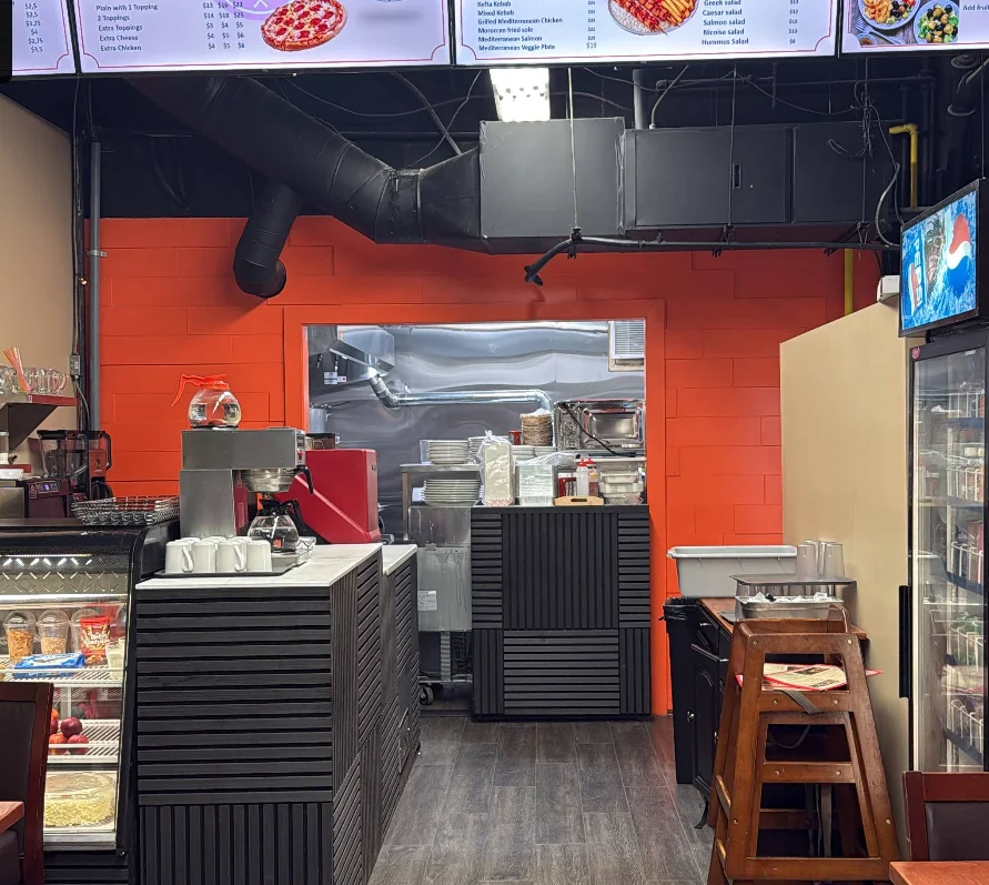 Warm interior of Coza Mia Downtown in Byward Market